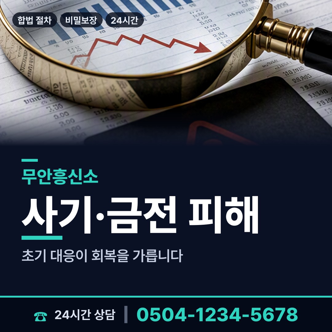 무안 무안읍 대여금회수 상담 안내